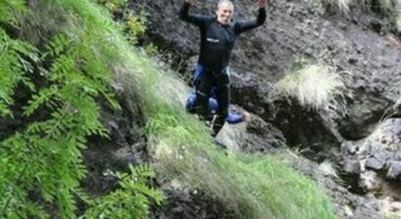 Canyoning dans le Cantal au Canyon de la Jordanne près d'Aurillac