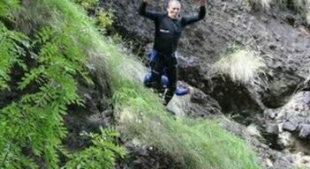 Canyoning dans le Cantal au Canyon de la Jordanne près d'Aurillac