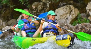 Descente de 24 km en canoë - une journée dans les Gorges de l'Ardèche : La Calico Jack