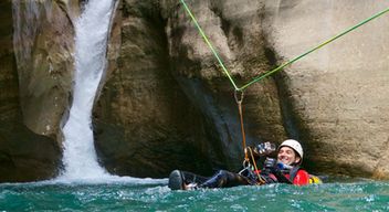 Canyoning près de Lioran - Descente des gorges de l'Alagnon