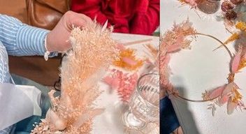 Atelier Réalisation d'une couronne de fleurs à Rouen