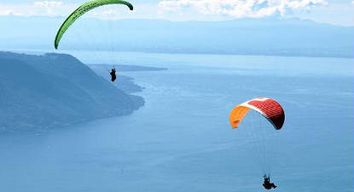 Vol en Parapente Biplace prés de Montreux et du Lac Léman