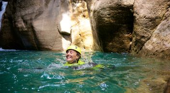 Descente du Canyon de Llech Estoher près de Perpignan