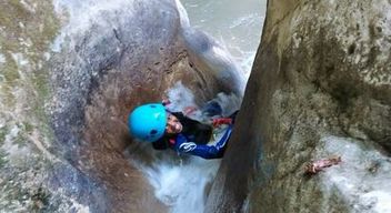 Canyoning dans le Massif de la Chartreuse au Canyon de Grenant près d'Aix-les-Bains