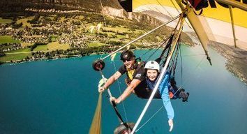 Vol en Deltaplane à Annecy - Découverte du Lac d'Annecy