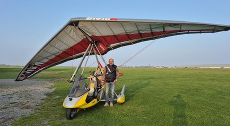 Baptême de l'air en ULM pendulaire près Abbeville
