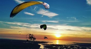 Baptême en ULM Paramoteur à Abbeville - Vol au dessus de la Baie de Somme