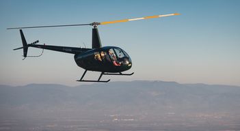 Survol en hélicoptère du Plateau de Valensole - Baptême en Hélicoptère à Manosque