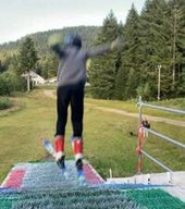 Préparation en saut à ski dans les Vosges