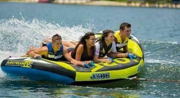 Bouée tractée près de Biarritz