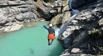 Canyoning de L'Ecot à Bonneval sur Arc près de Bessans