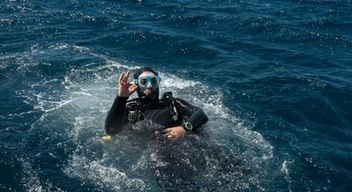 Journée d'initiation à la plongée sous-marine dans les carrières d'ardoises près d'Angers