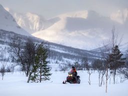 Excursion d'une journée en motoneige au départ de Tromsø