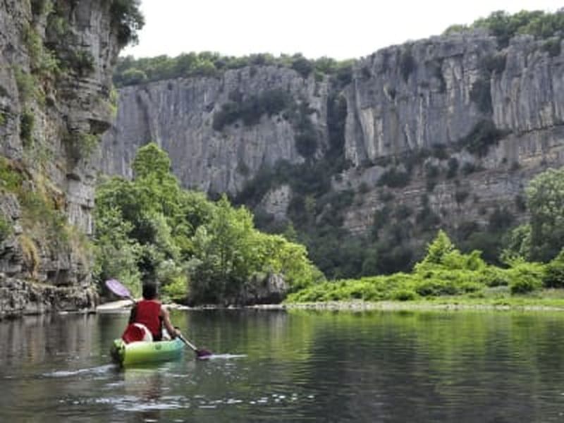 Location de canoë kayak sur Le Chassezac depuis Les Vans, Ardèche
