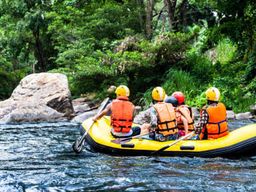 Excursion en rafting dans le Rio Segura, à Cieza, près de Murcie