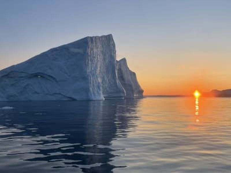 Excursion en bateau dans le fjord glaciaire d'Ilulissat au Groenland