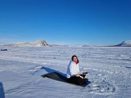Excursion de pêche sur glace sur le lac Torneträsk au départ de Kiruna