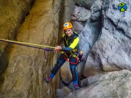 Canyoning près de Ronda dans la Garganta Verde, Sierra de Grazalema