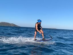 Jet Surf depuis la plage de Palombaggia, Porto-Vecchio