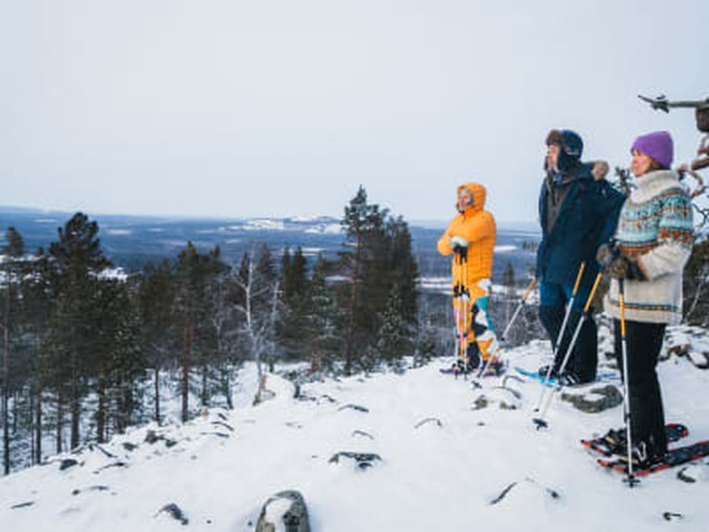 Raquettes dans le parc national de Pyhä-Luosto