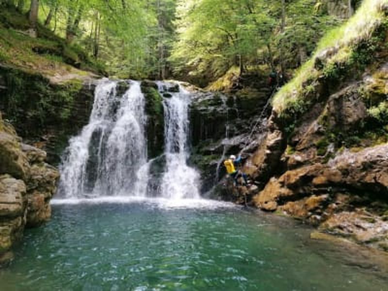 Journée canyoning dans les canyons de Canceigt et Bious dans la Vallée d'Ossau