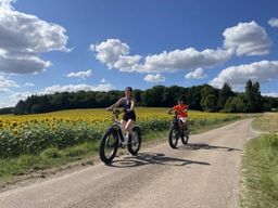 Randonnée en fat-bike électrique depuis Chevry-en-Sereine, Fontainebleau