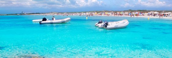 Balade en bateau à moteur avec snorkeling à Formentera