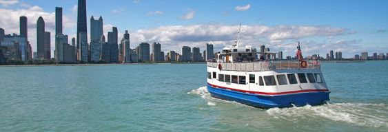 Balade en bateau sur le lac Michigan