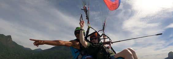 Vol en parapente au-dessus de Rio de Janeiro