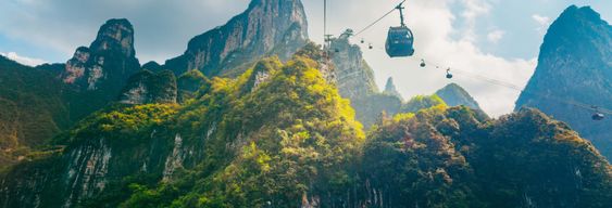 Billet pour le parc national du mont Tianmen + téléphérique