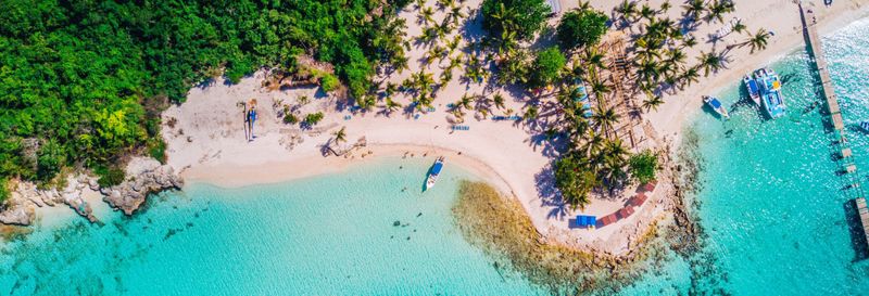 Visite des plages de l'île Saona