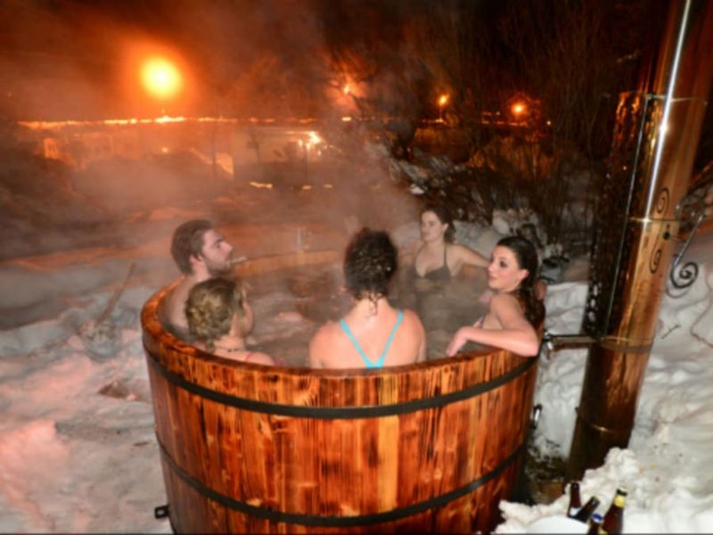 Bain nordique & Sauna à la station de ski 