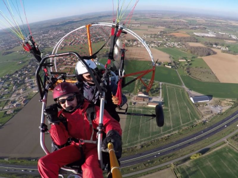 Baptême de l'air en paramoteur à Saint-Lieux-lès-Lavaur (81)