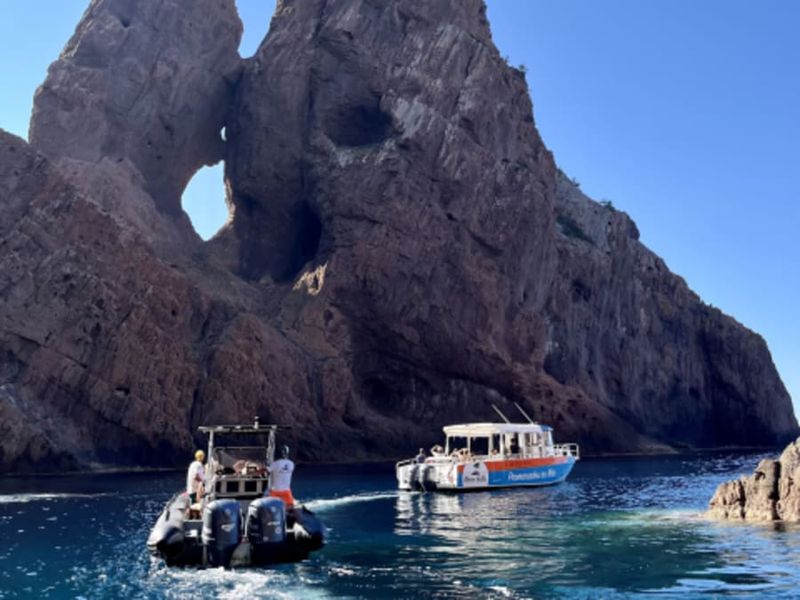Excursion Scandola, Girolata, Piana et Capo Rosso depuis Tiuccia