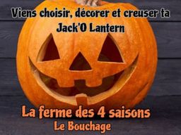 Atelier enfant citrouille Halloween à la ferme des 4 saisons 38