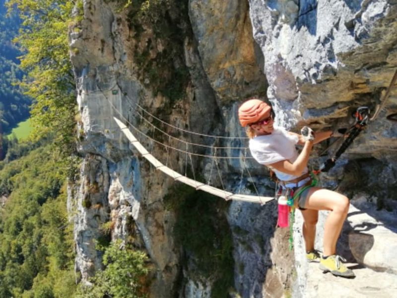 Via ferrata du Mont à Sixt-fer-à-Cheval  (74)