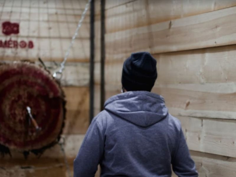 Lancer de haches à Saint-Étienne (42)