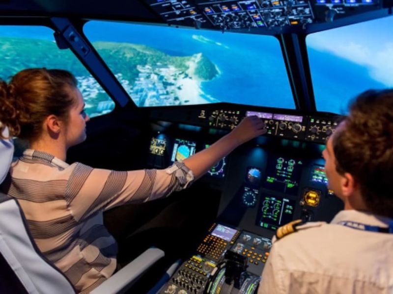 Simulateur de pilotage d'avion de ligne à Montpellier (34)