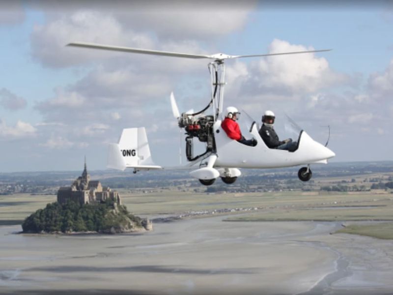 Vol en ULM au-dessus de la Baie du Mont Saint-Michel (50)