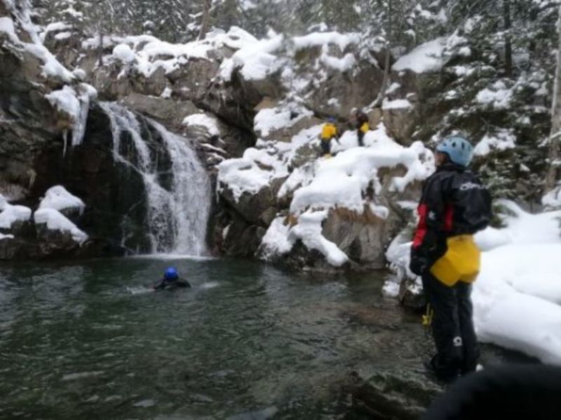 Canyoning au Canyon de Barberine à Chamonix (74)