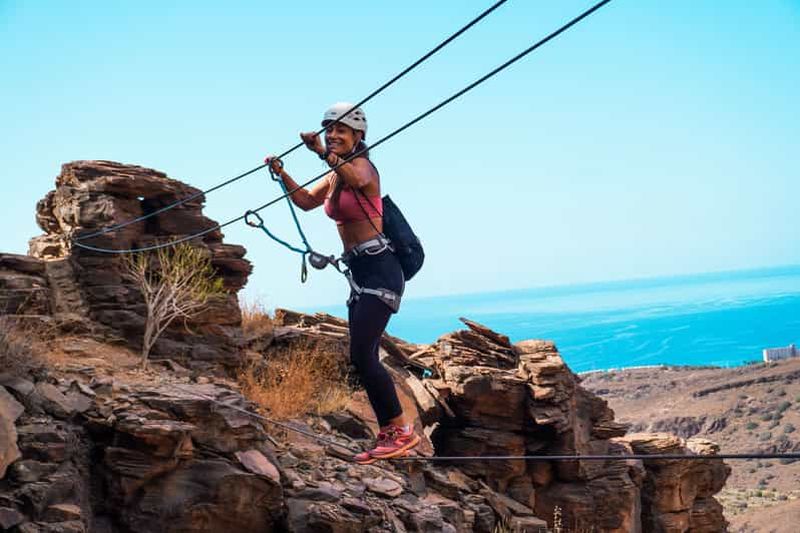 Gran Canaria : Excursion guidée en Via Ferrata