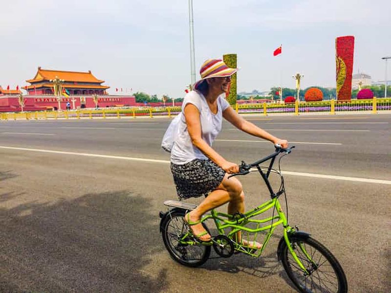 Pékin : Randonnée à vélo le long de l'axe central de Pékin
