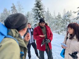 Helsinki : Randonnée dans le parc national de Liesjärvi au pays des merveilles de l'hiver