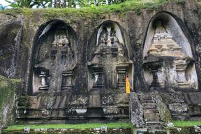 Bali : Musée d'archéologie, Gunung Kawi et Temple de Goa Gajah