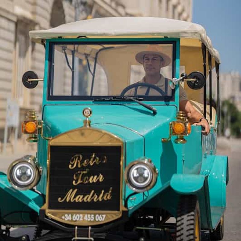 Madrid Retro Tour 120 min., vieille ville, Madrid moderne + destination surprise