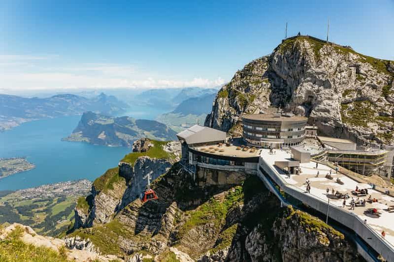 Lucerne : téléphérique du Mont Pilate, train à crémaillère et croisière sur le lac