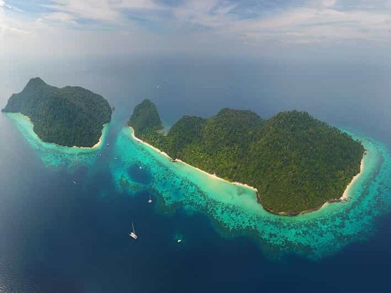 Ko Lanta : Excursion privée exclusive en longue traîne à Ko Rok avec déjeuner