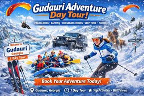 Excursion d'une journée à Gudauri depuis Tbilissi, station de ski et plus encore...