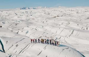 Jökulsárlón : Randonnée guidée sur le glacier Vatnajökull