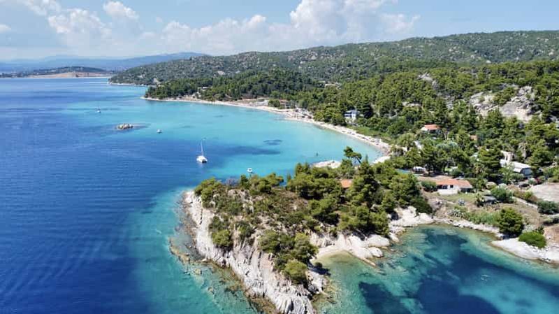 Thessalonique : Excursion à la nage, au coucher du soleil et à la découverte des oliviers en Chalcidique et en Sithonie